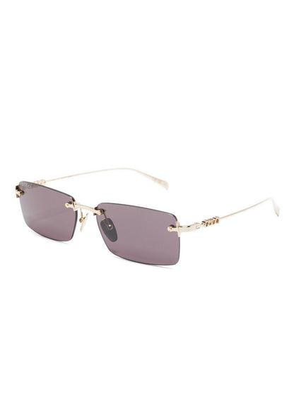GUCCI Platinum Metal Sunglasses for Men