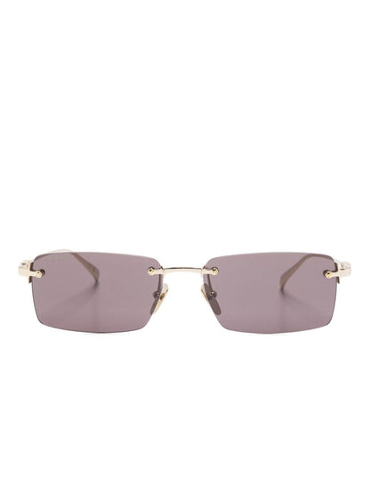 GUCCI Platinum Metal Sunglasses for Men