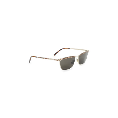 SAINT LAURENT Metal Sunglasses with Squared Frames for Men