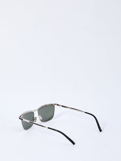 SAINT LAURENT Squared Metal Sunglasses