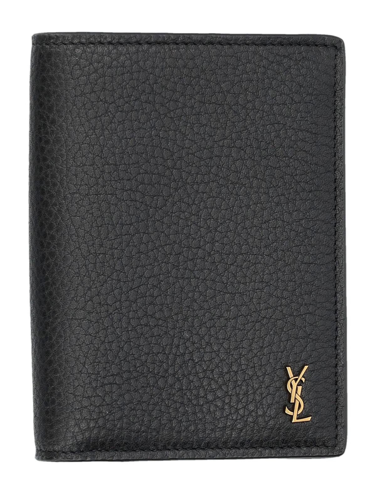 SAINT LAURENT Mini Cassandre Credit Card Wallet