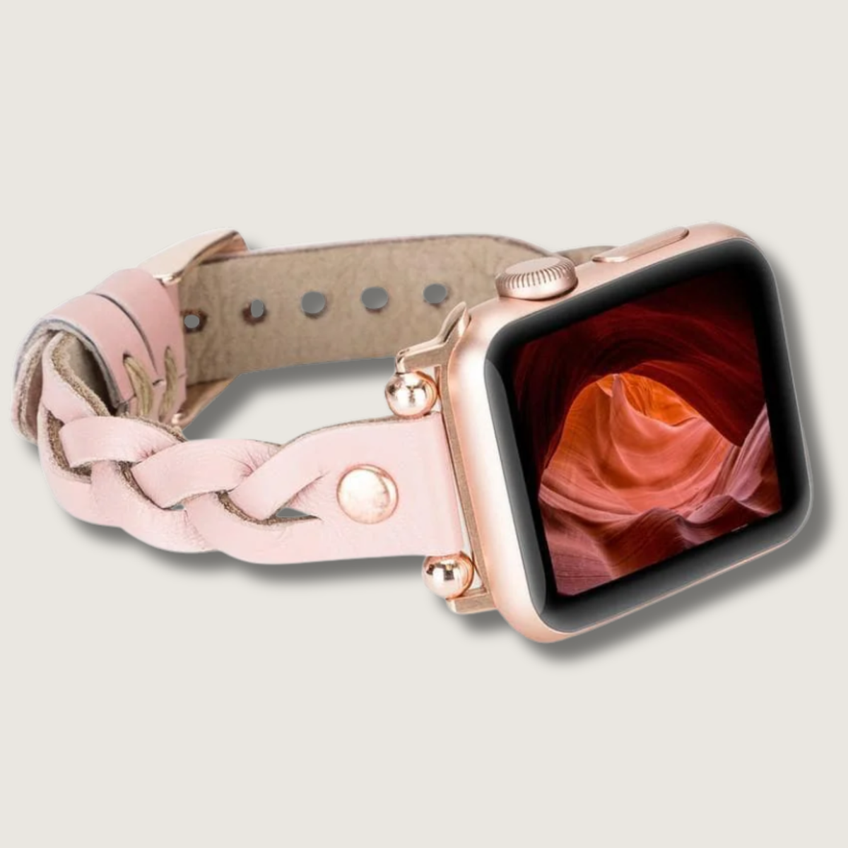 Apple Watch Braided Band - Pink - Chico