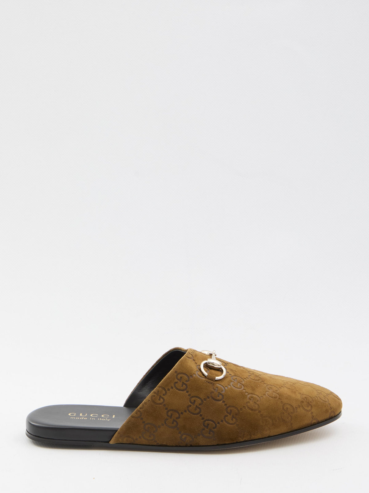 GUCCI Flat Suede Slippers for Men