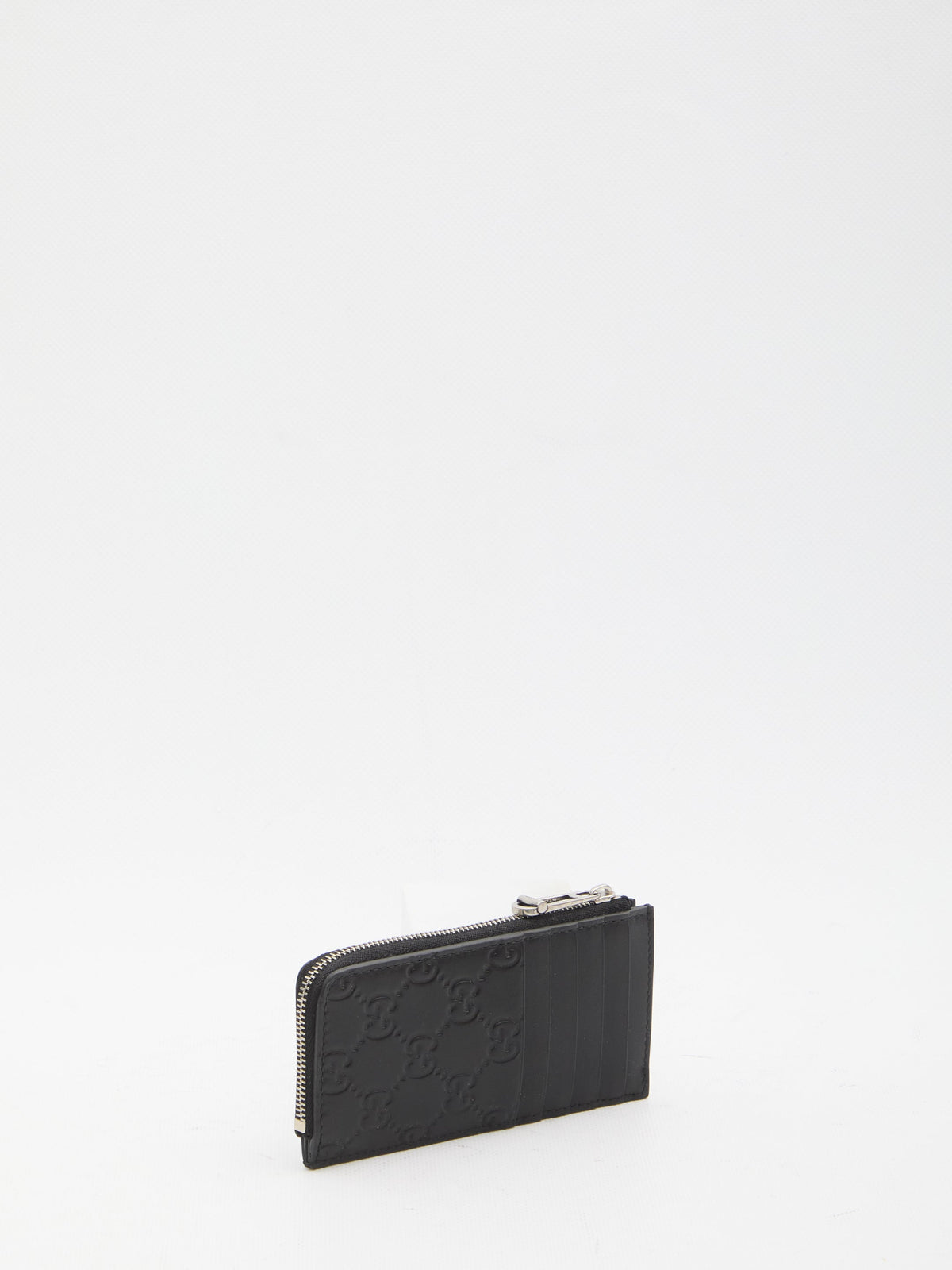 GUCCI Mini Card Holder with Zip - 13.7 x 7.5 cm