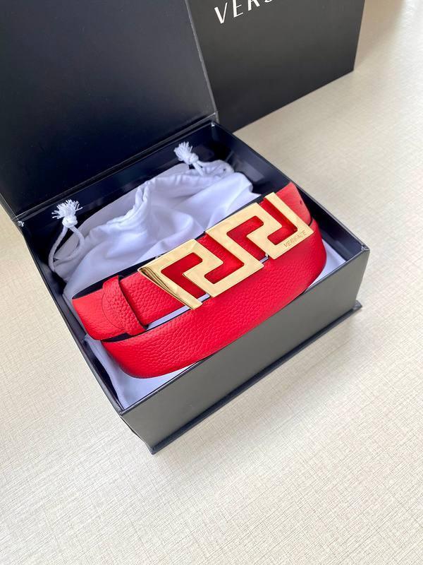 Versace Medusa Belt 'Red'