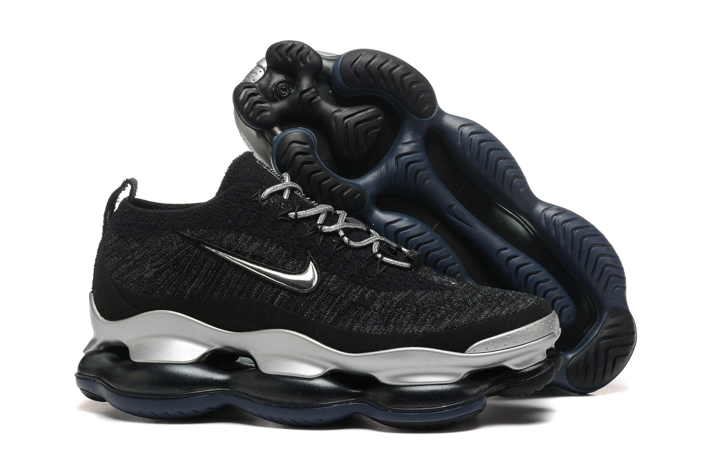 Air Max Scorpion 'Black Metallic Silver' - Men's Performance Sneaker
