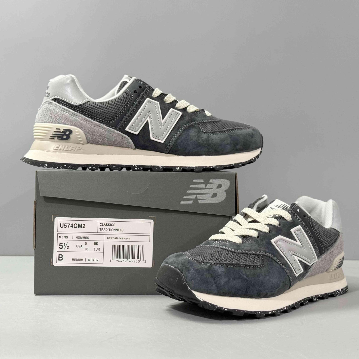 New Balance 574 CNY 'Black Grey White'