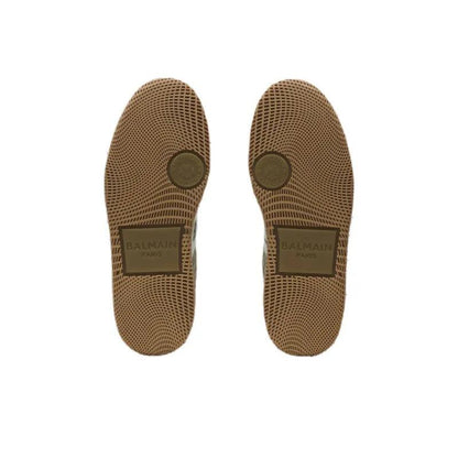 BALMAIN Swan Low-Top Skateboard Shoes 'Green'