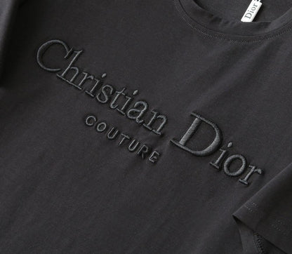 Dior T-Shirt Without Collar 'Black'