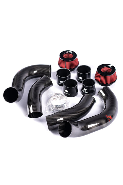 RENNELEMENT G90/G99 M5 3.5” Dry Carbon Fiber Front Mount Intake System