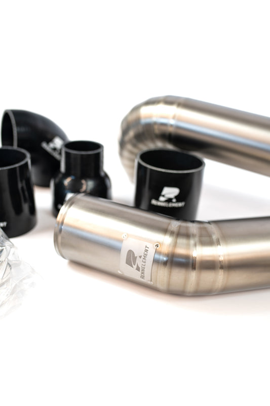 RENNELEMENT G80/G82/G87 3.5” Front Mount Titanium Intake System — photo 2 of 9