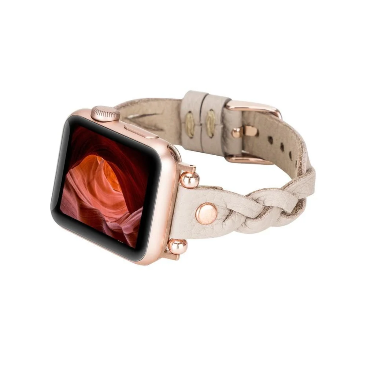 Apple Watch Braided Band - light beige - Chico