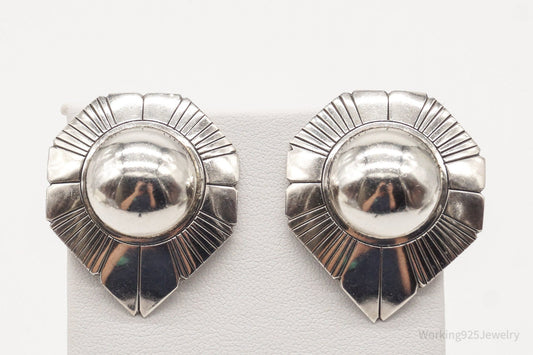 Vintage Native American Sterling-Silber Ohrringe – gebrauchter Schmuck
