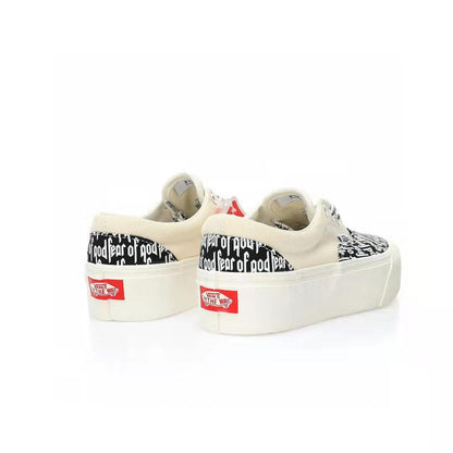 Fear of God x Vans Authentic Platform Low 'White/Black FOG'