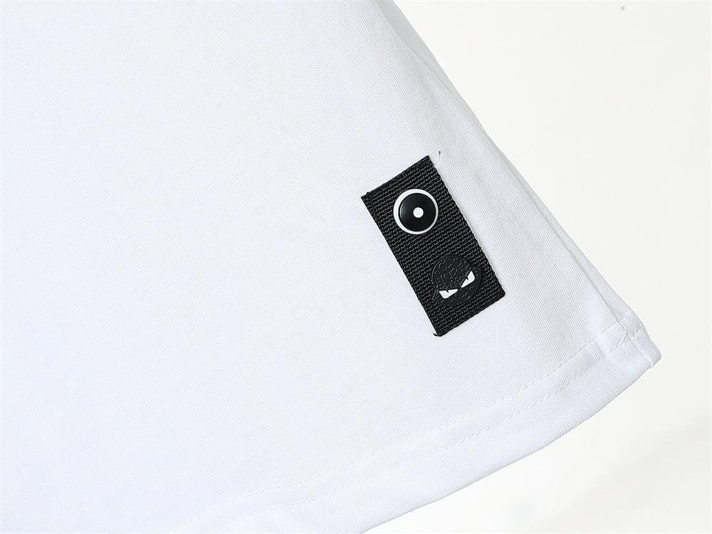 Fendi T-Shirt without Collar 'White'