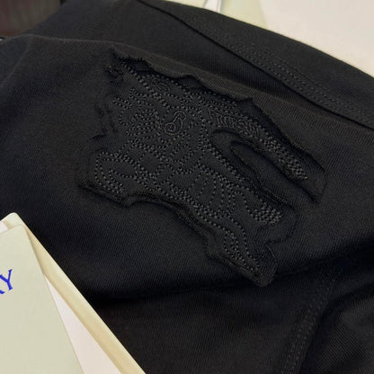Burberry T-Shirt Without Collar 'Black'