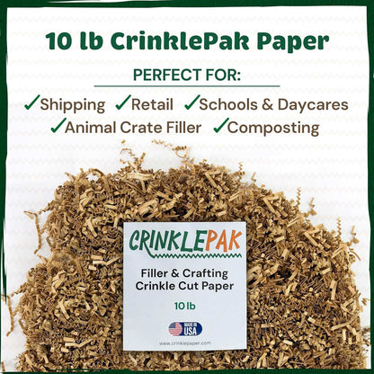 10 LB Kraft Crinkle Paper