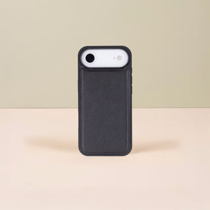 Premium Leather iPhone Air Wallet Case – Black - Austin