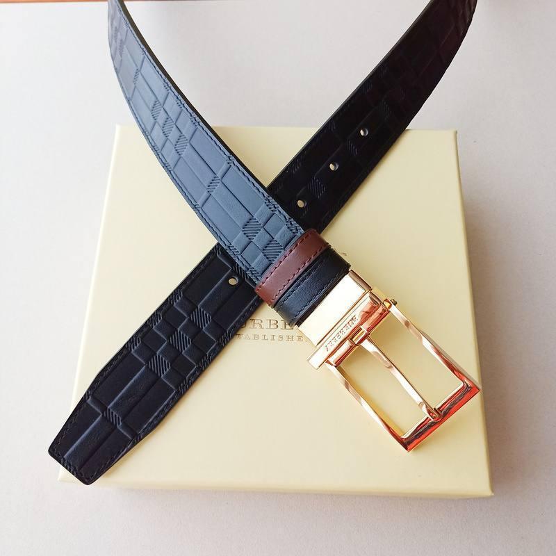 Burberry Leather Vintage Belt 'Black'
