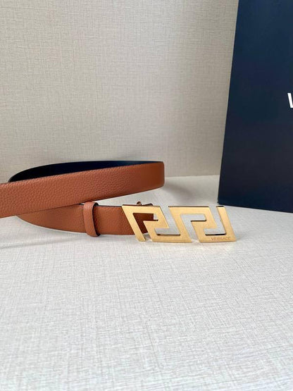 Versace Medusa Belt 'Brown'