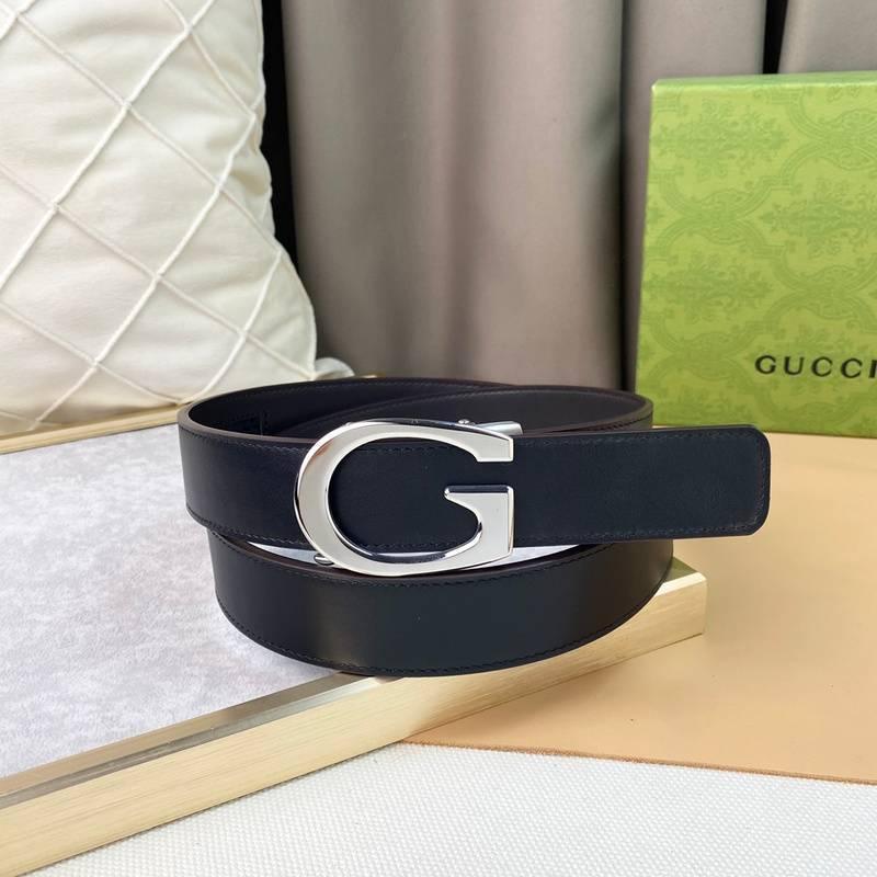 GUCCI Embellished coated-canvas and leather belt 'Black'