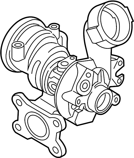 DAS MOTOR HAUS 04E145721F TURBOCHARGER 1.4L VW AUDI 2016-2018