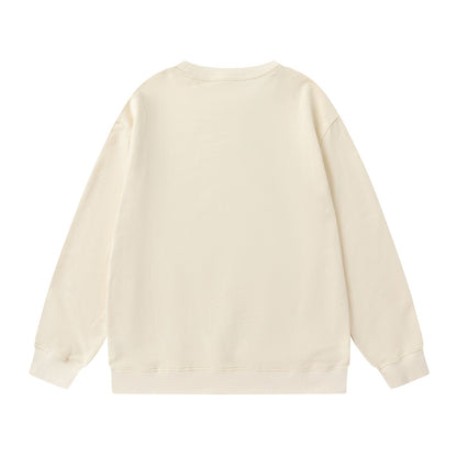 GUCCI Beige Cotton Jersey Sweatshirt New & Authentic