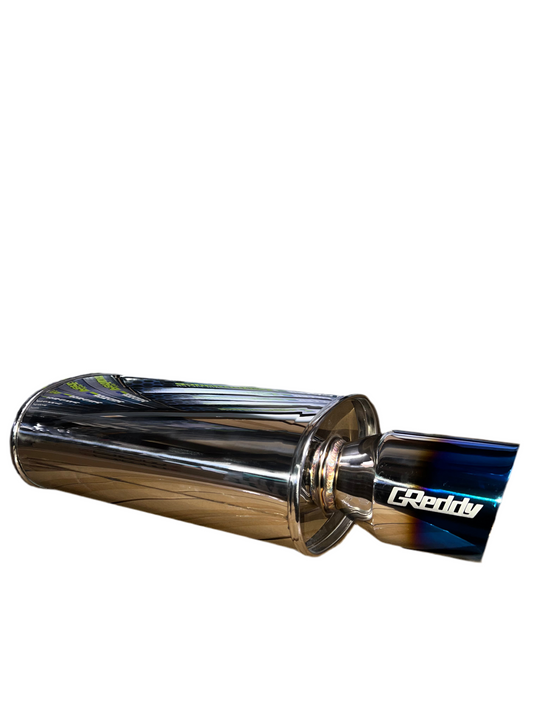 Greddy Style Weld-On Muffler – 3.5” Outlet / 2.5” Inlet — photo 1 of 2