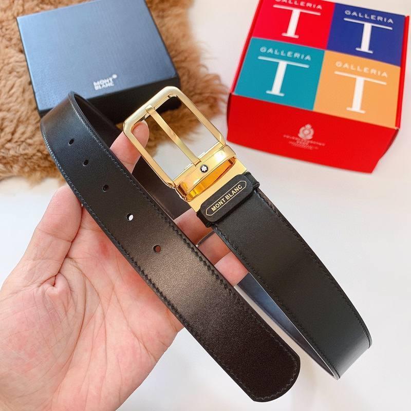 Mont Blanc Men's Belt 'Black'