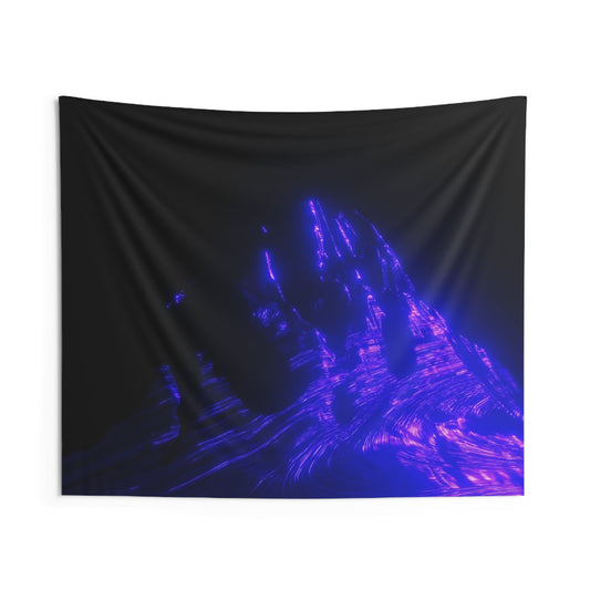 ultraviolet mountain [olympus peak] art tapestry