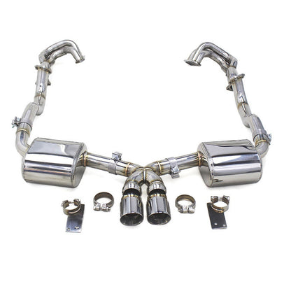 Stainless Valved Catback Exhaust for Porsche Boxster S Cayman S 987.2 2.7L