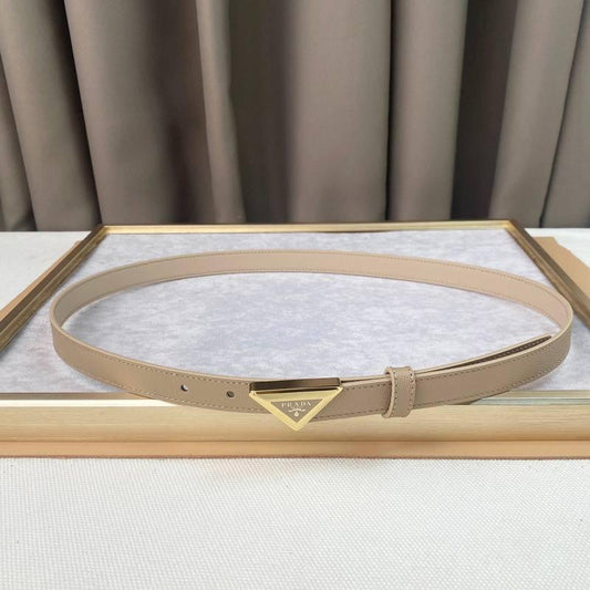 Prada Saffiano leather belt 'Sand Beige'