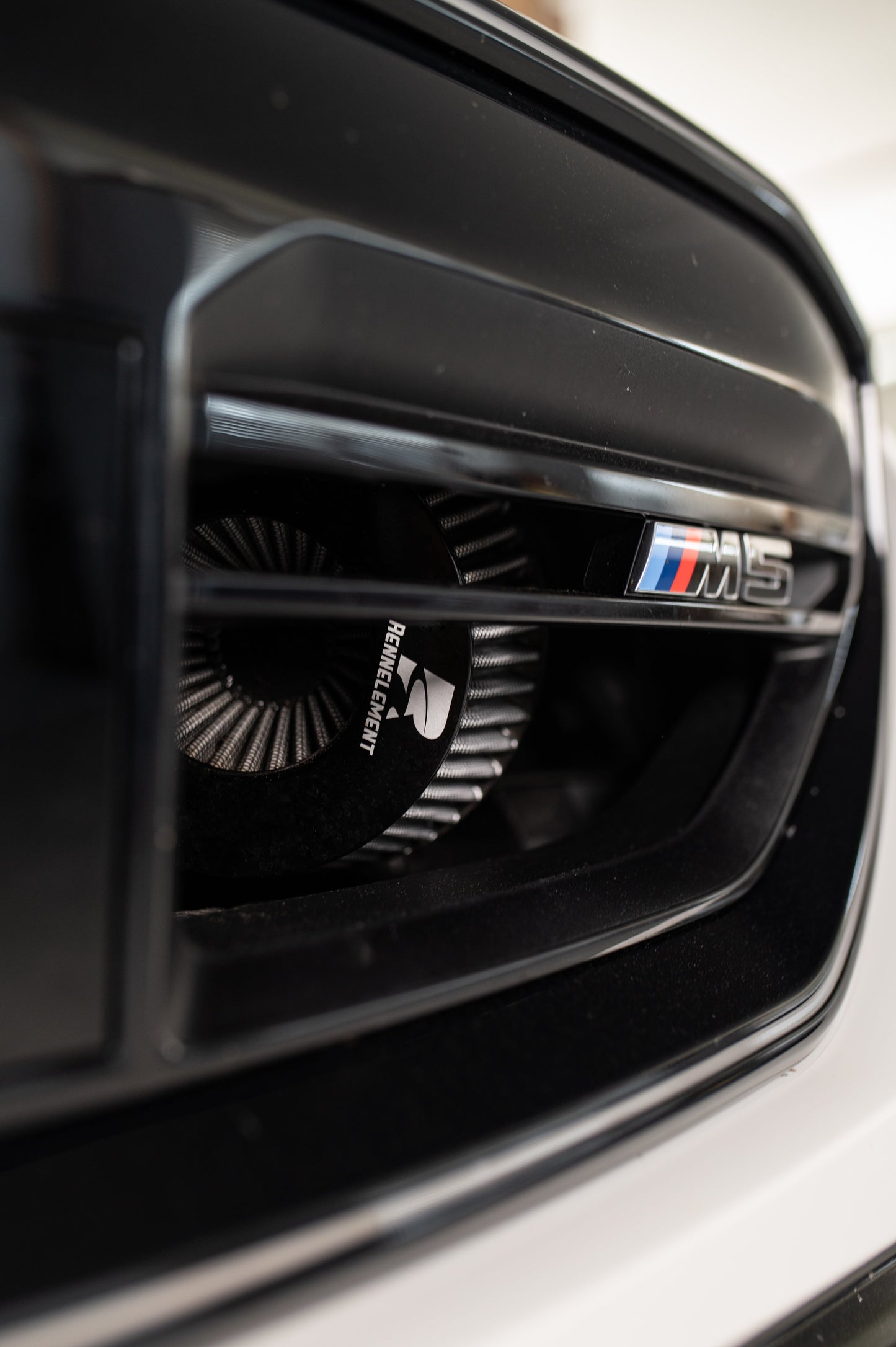 RENNELEMENT G90/G99 M5 3.5” Dry Carbon Fiber Front Mount Intake System