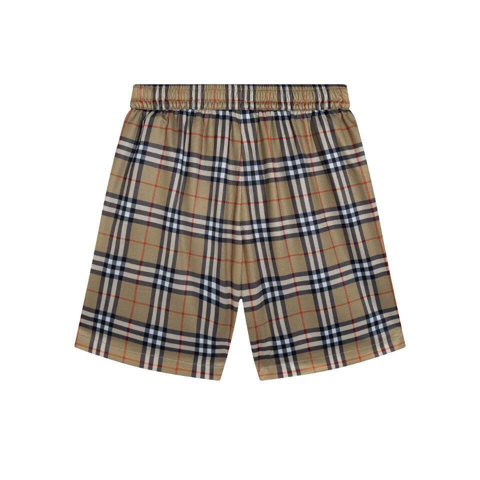Burberry Men's Striped Cotton Knit Basketball Shorts 'Beige'