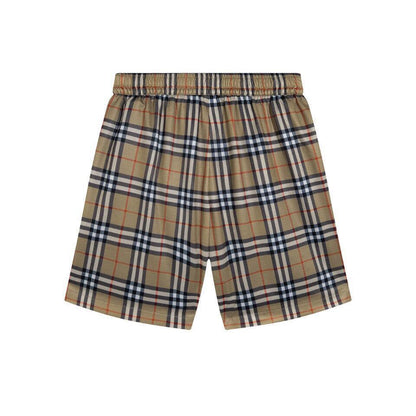 Burberry Men's Striped Cotton Knit Basketball Shorts 'Beige'