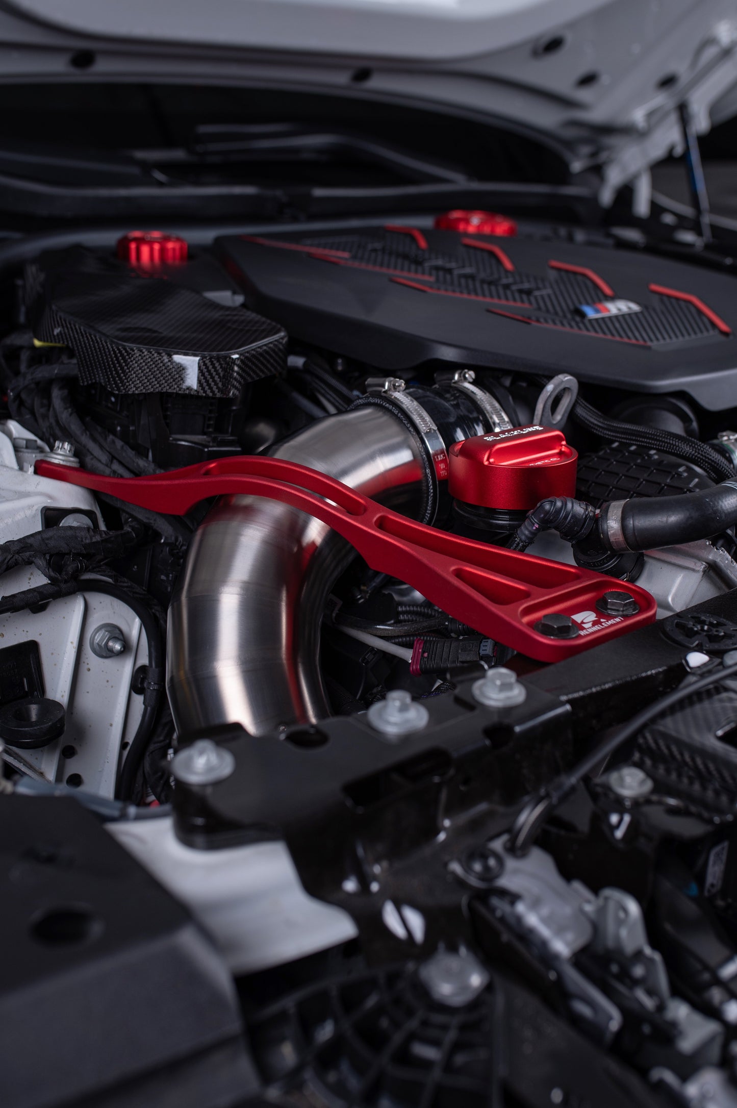 RENNELEMENT G90/G99 M5 3.5” Titanium Front Mount Intake System