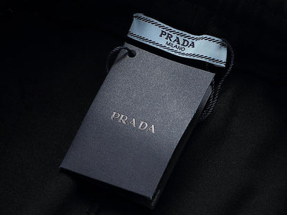 Prada Long Pant 'Black/Green'