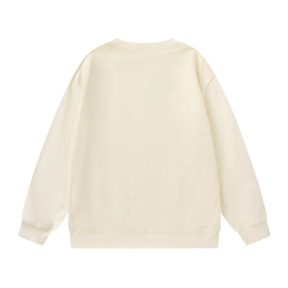 GUCCI Beige Cotton Jersey Sweatshirt New & Authentic