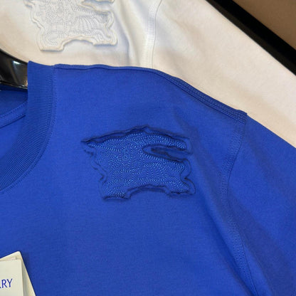 Burberry T-Shirt Without Collar 'Blue'