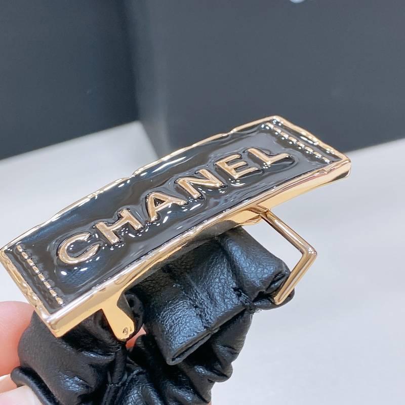 Chanel Women Logo Banding Belt 'Black'