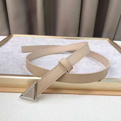 Prada Saffiano leather belt 'Sand Beige'