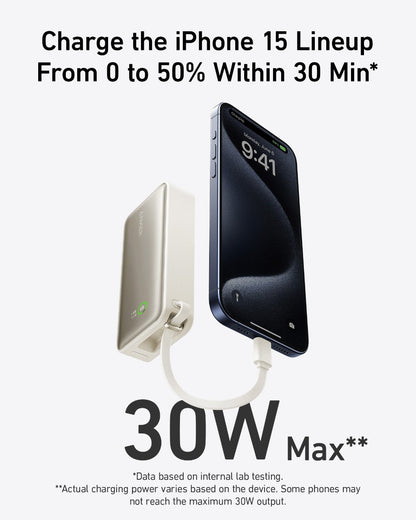 Anker Nano Power Bank (30W, Built-In USB-C Cable) — photo 8 of 10