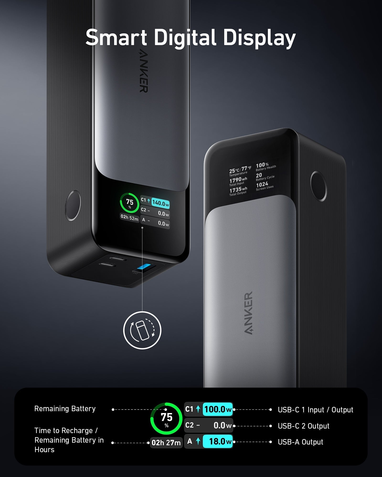 Anker 737 Power Bank (PowerCore 24K) — photo 3 of 6