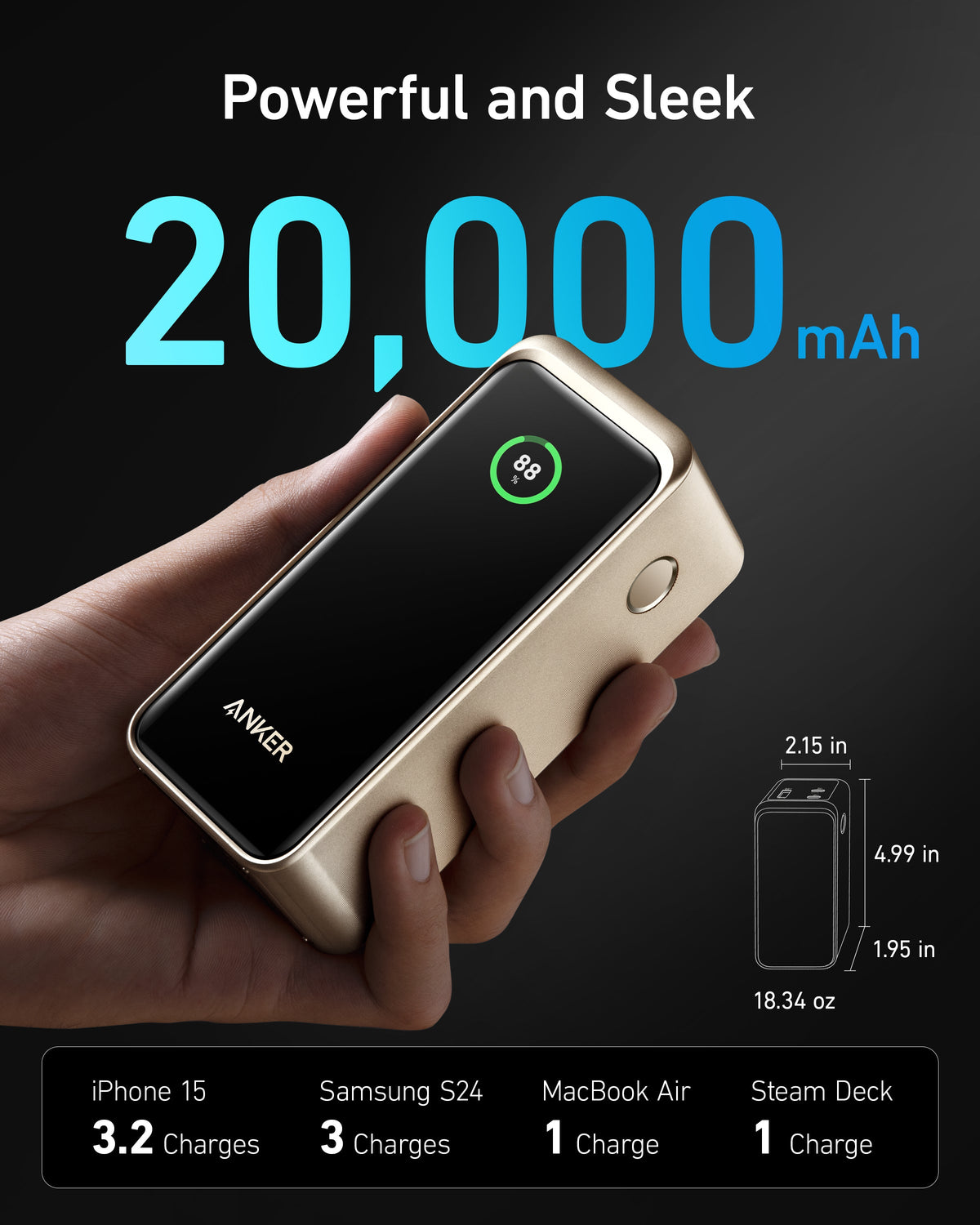 Anker Prime Power Bank (20K, 200W) — photo 10 of 10