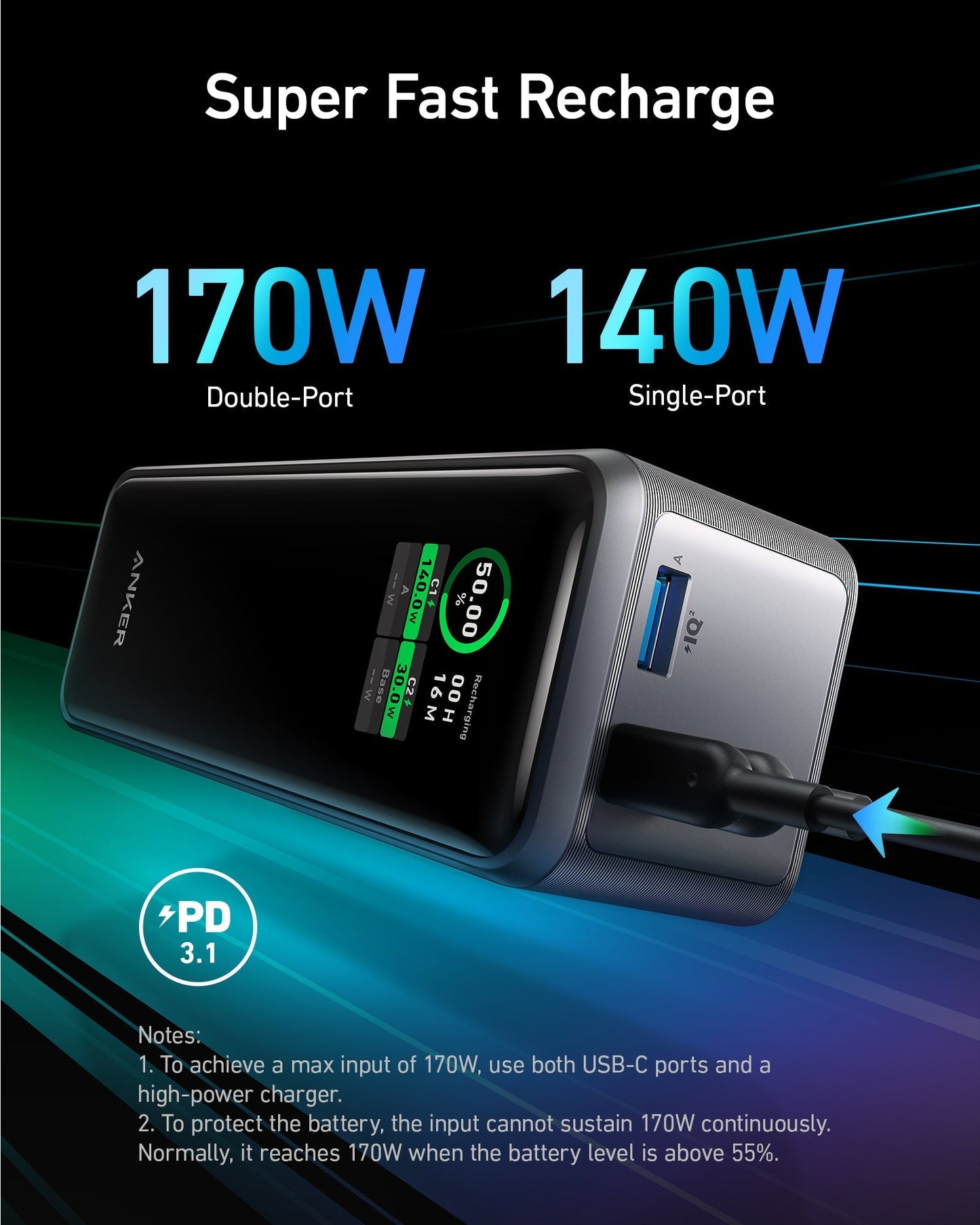 Anker Prime Power Bank (27K, 250W) — photo 5 of 10