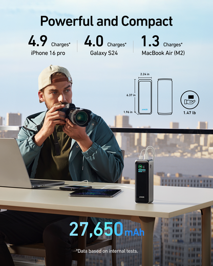 Anker Prime Power Bank (27K, 250W) — photo 4 of 10