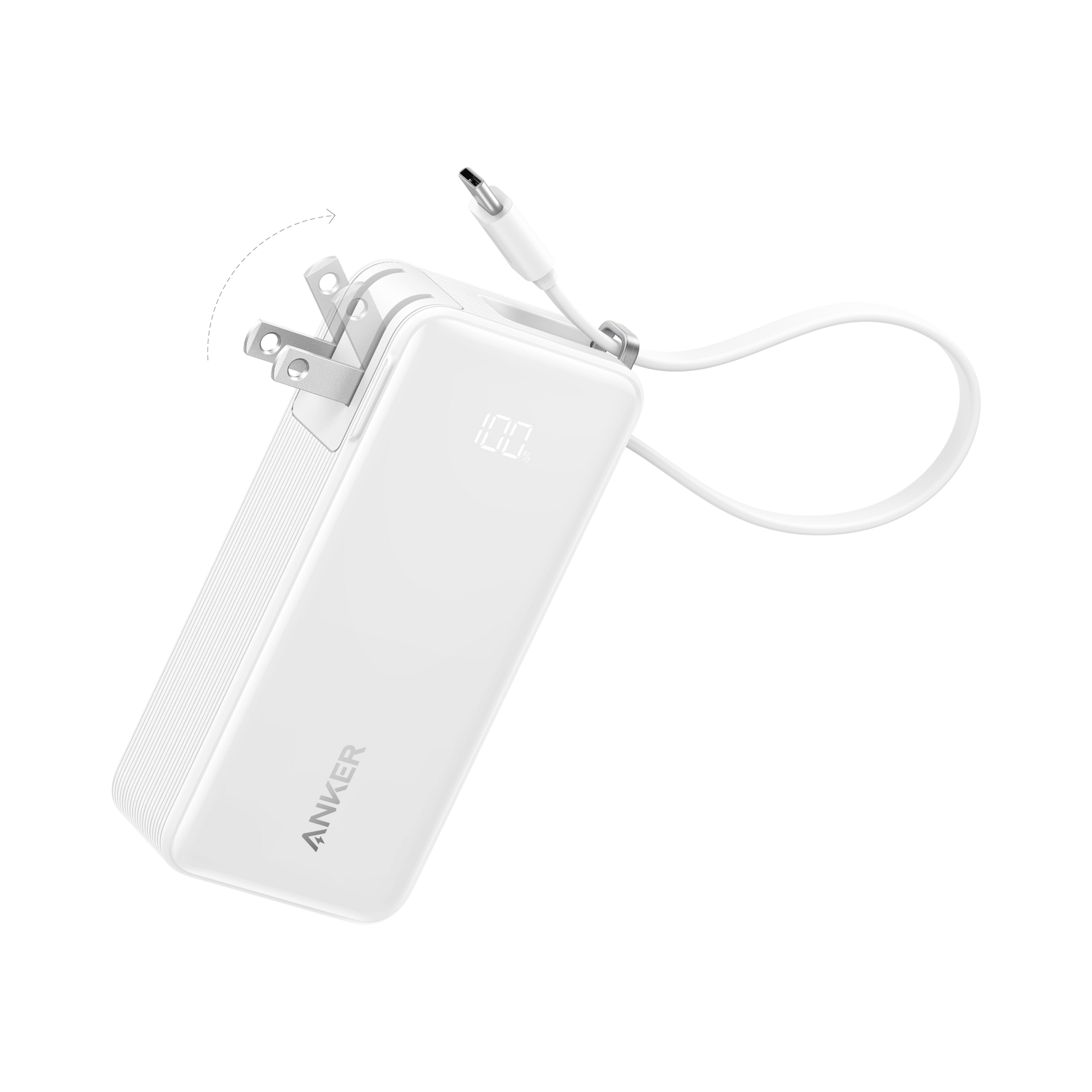 Anker Power Bank (10K, Fusion, Built-In Cable) — photo 7 of 10