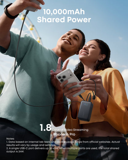 Anker Nano Power Bank (10K, 45W, Built-In Retractable USB-C Cable) — photo 6 of 10