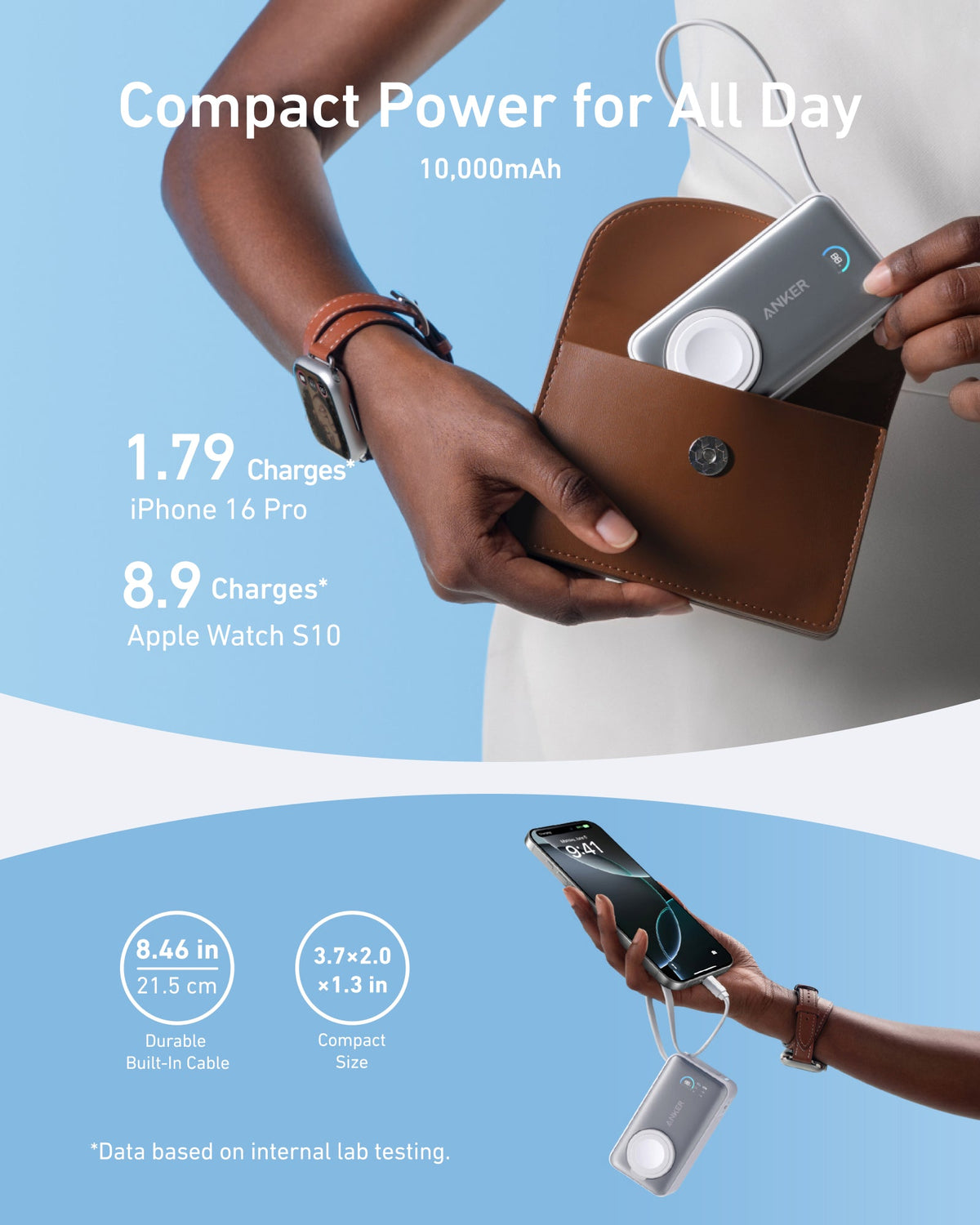 Anker MagGo Power Bank (10K, 35W, For Apple Watch) — photo 10 of 10