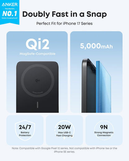 Anker Nano Power Bank (5K, MagGo, Slim) — photo 2 of 10